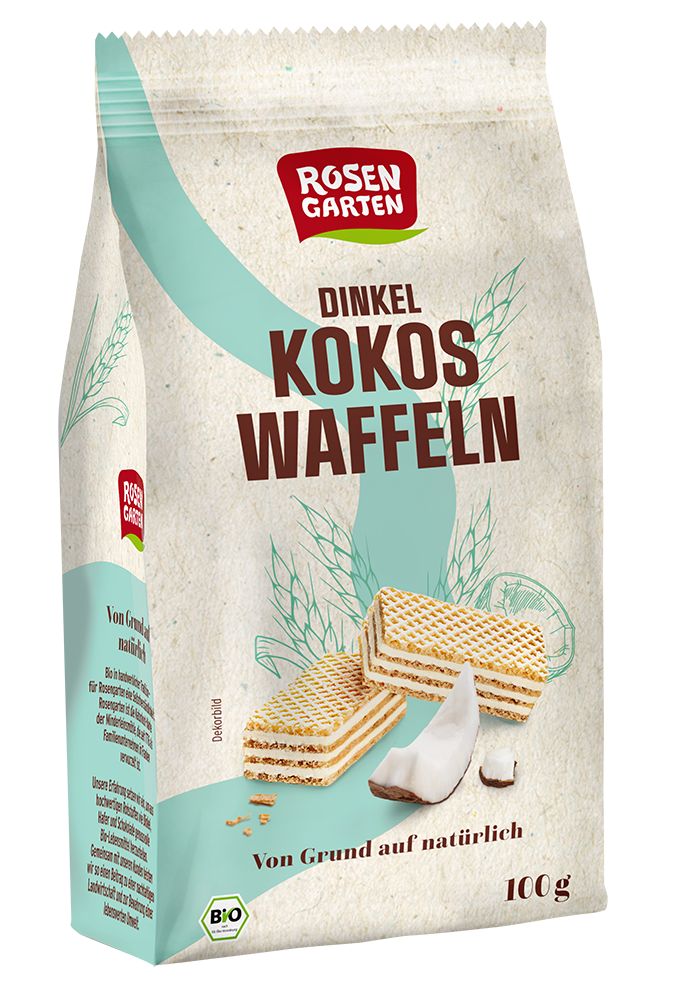 Rosengarten Dinkel-Kokos-Waffeln 100g