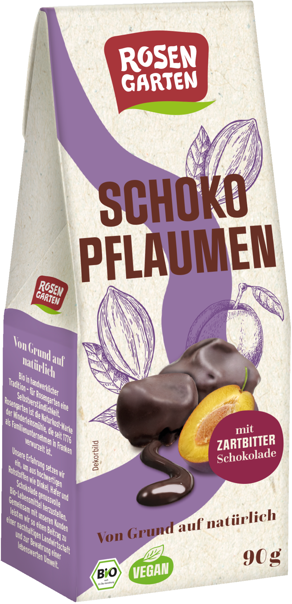 Rosengarten Schoko-Pflaumen 90g