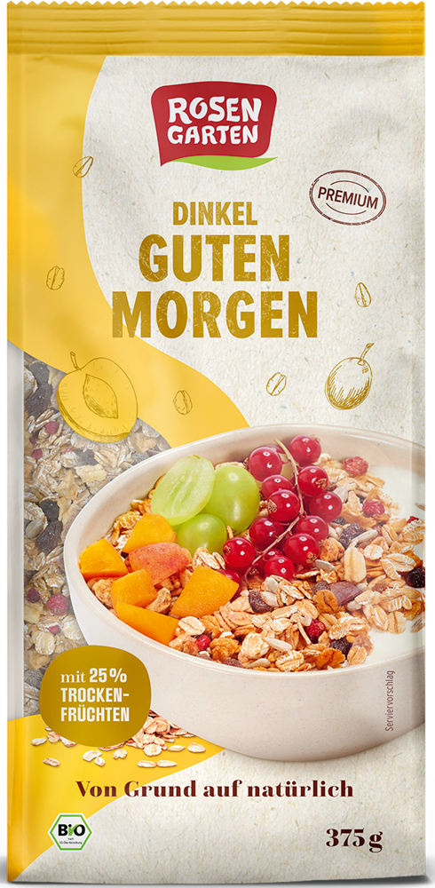 Rosengarten Dinkel-Guten-Morgen-Müsli 375g