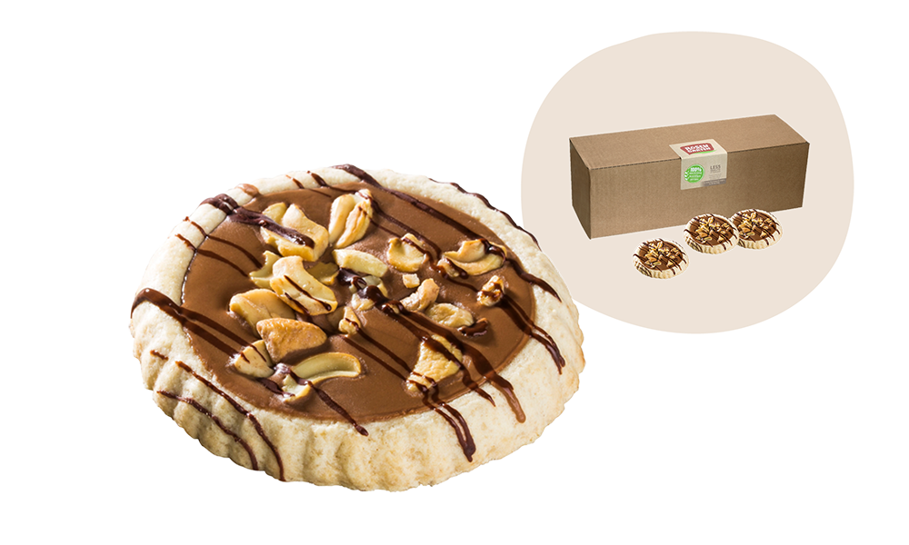 Rosengarten Nougat-Cashew-Tartelette 20 Stück 1000g