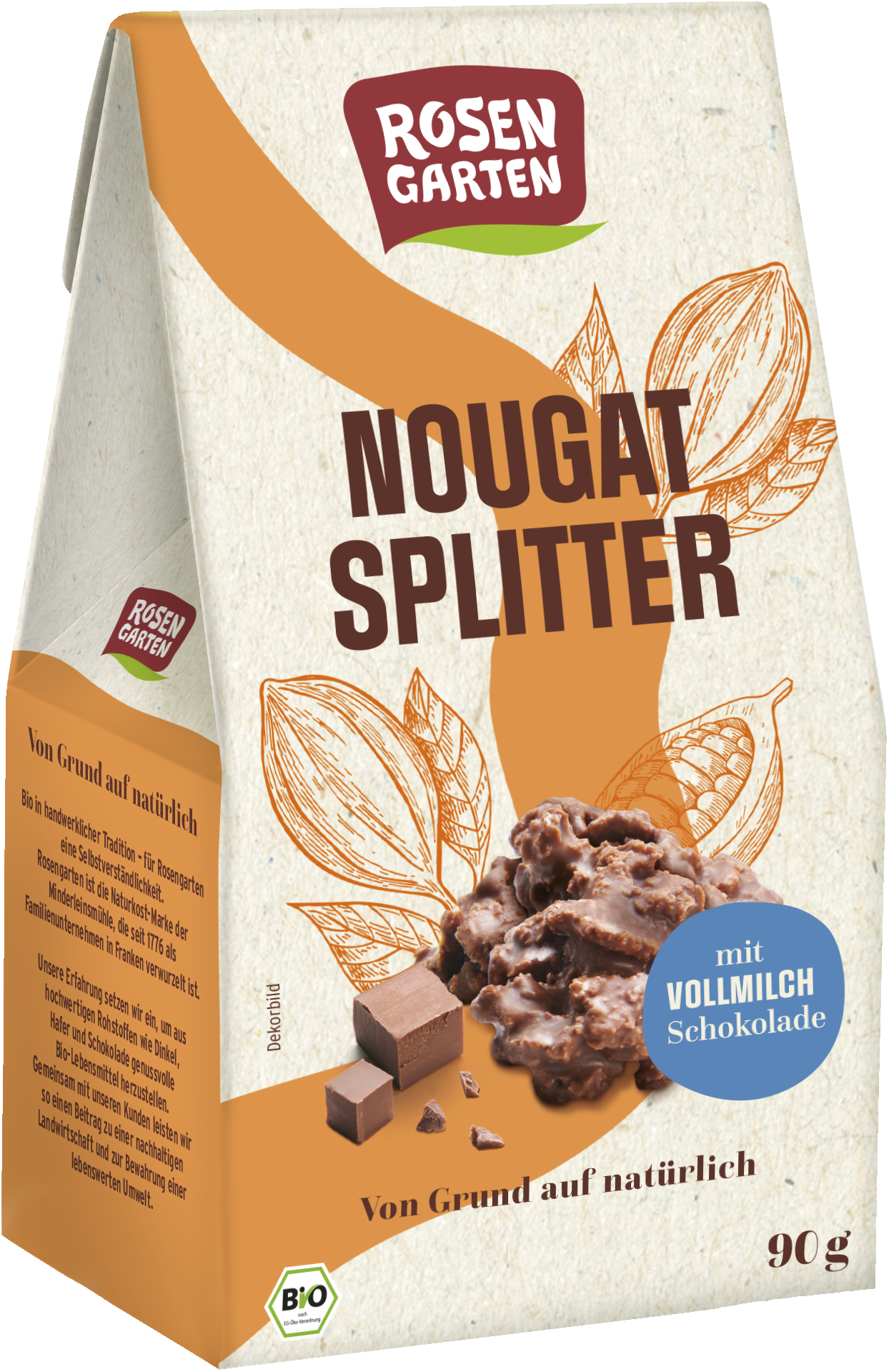 Rosengarten Nougat-Splitter 90g