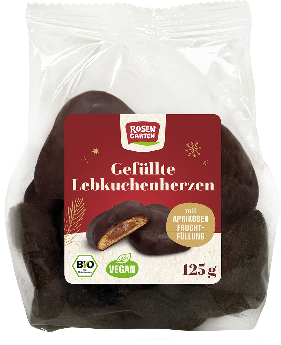Rosengarten Lebkuchenherzen gefüllt 125g/W