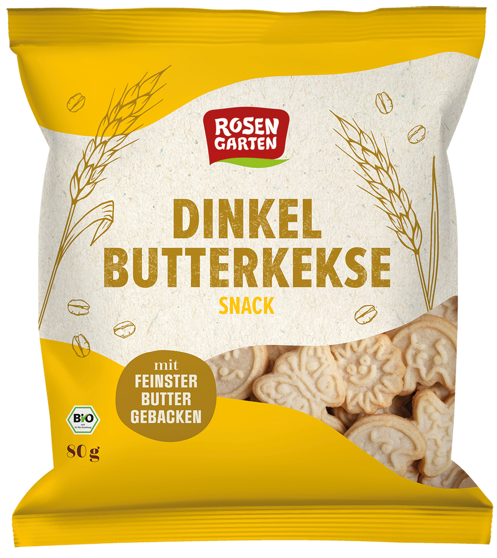 Rosengarten Dinkel-Butterkekse 80g