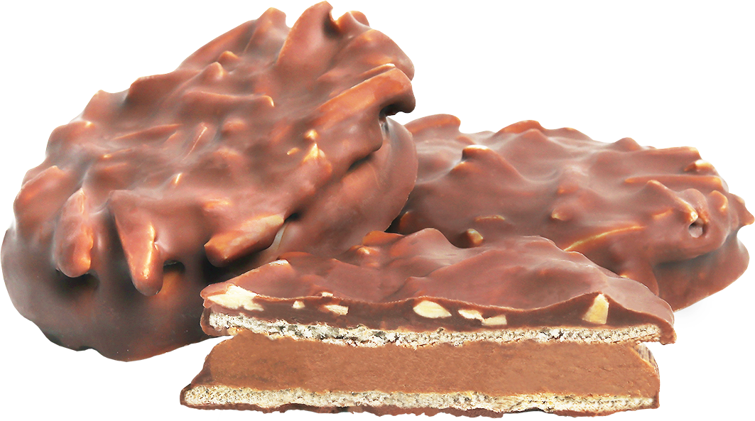 Rosengarten Nougat-Waffel Mandelsplitter 32 Stück 960g