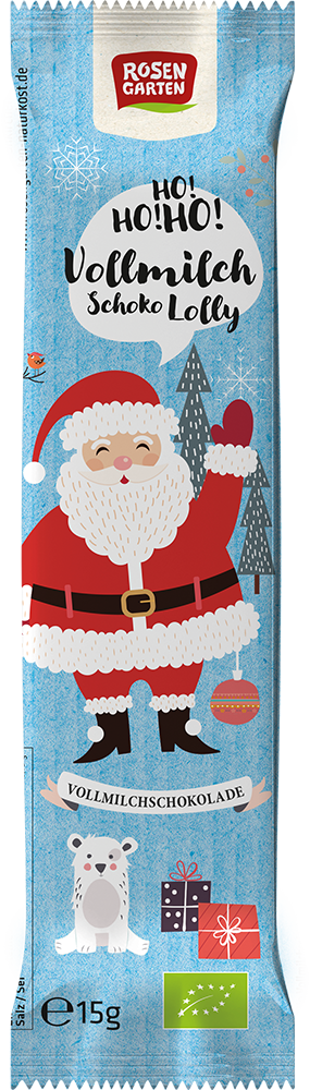 Rosengarten Schoko-Lolly Vollmilch Nikolaus 15g/W