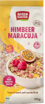 Rosengarten Frühlingsmüsli Himbeer-Maracuja 375g/S