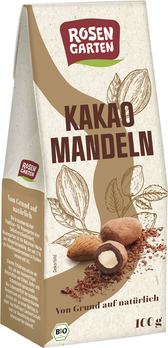 Rosengarten Kakao-Mandeln schokoliert 100g