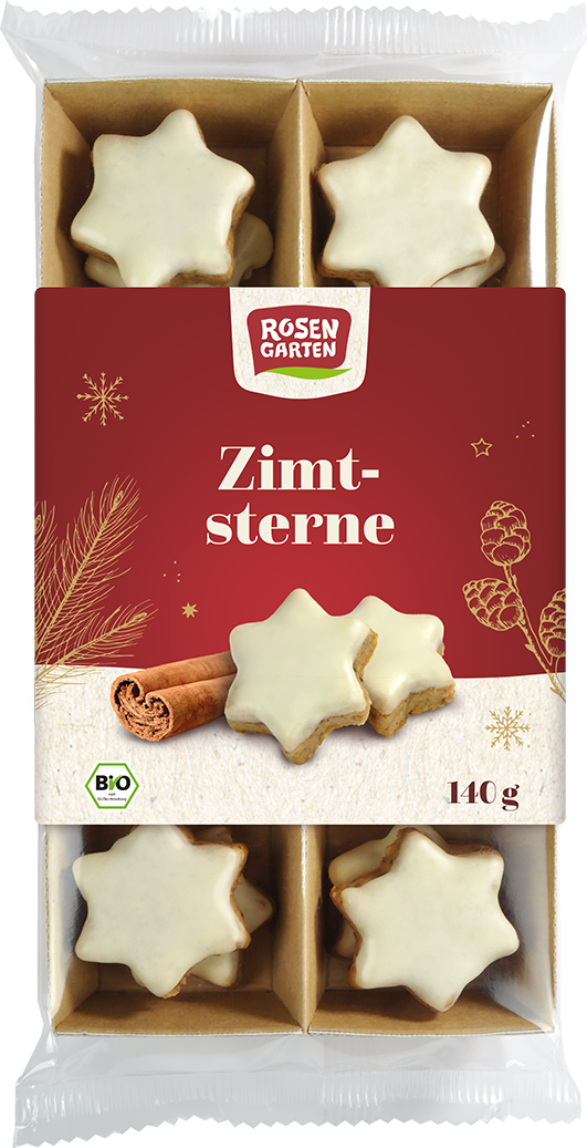 Rosengarten Zimtsterne 140g/W