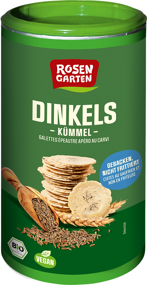 Rosengarten Dinkels Kümmel Cräcker 100g