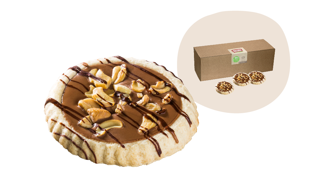 Rosengarten Nougat-Cashew-Tartelette 20 Stück 1000g