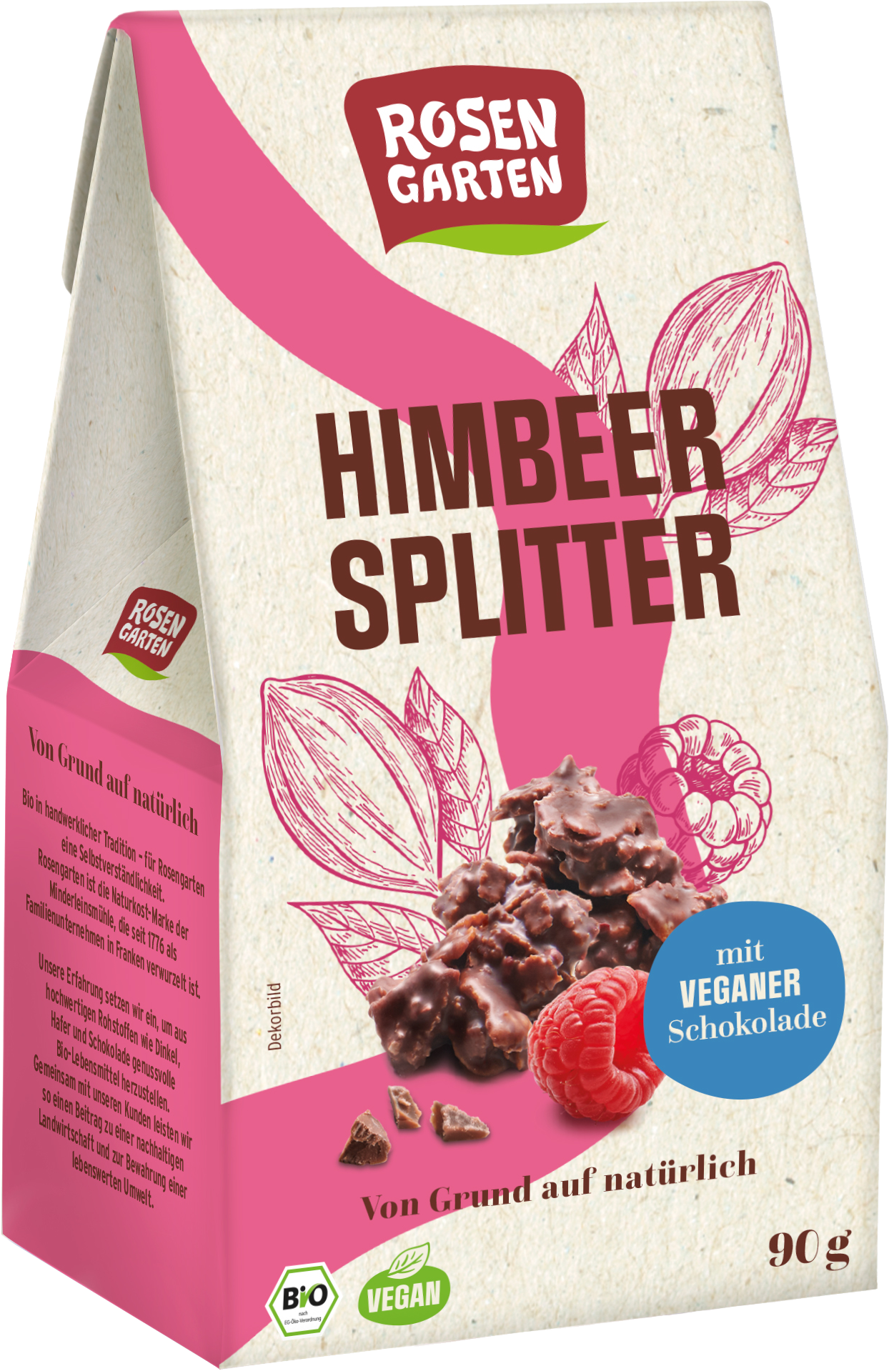 Rosengarten Himbeer-Splitter 90g