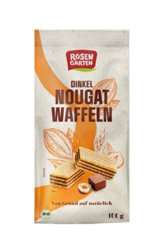 Rosengarten Dinkel-Nougat-Waffeln 100g