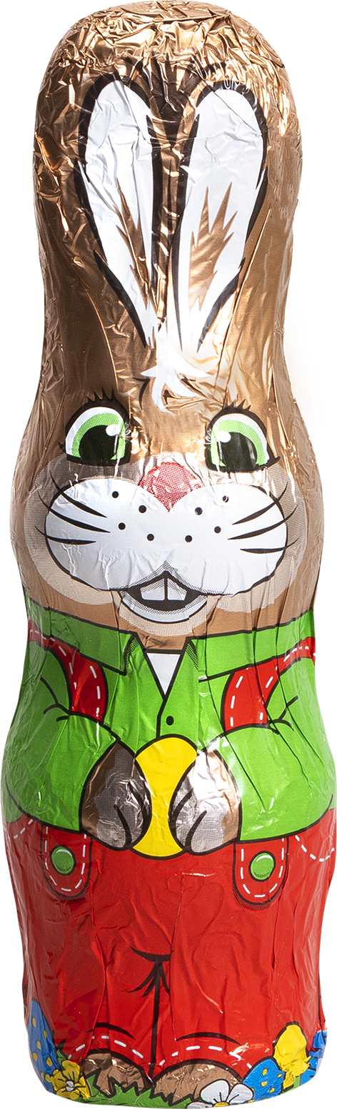 Rosengarten Vollmilch-Osterhase in Stanniolpapier 50g/S Rosengarten Vollmilch-Osterhase in Stanniolpapier 50g/S