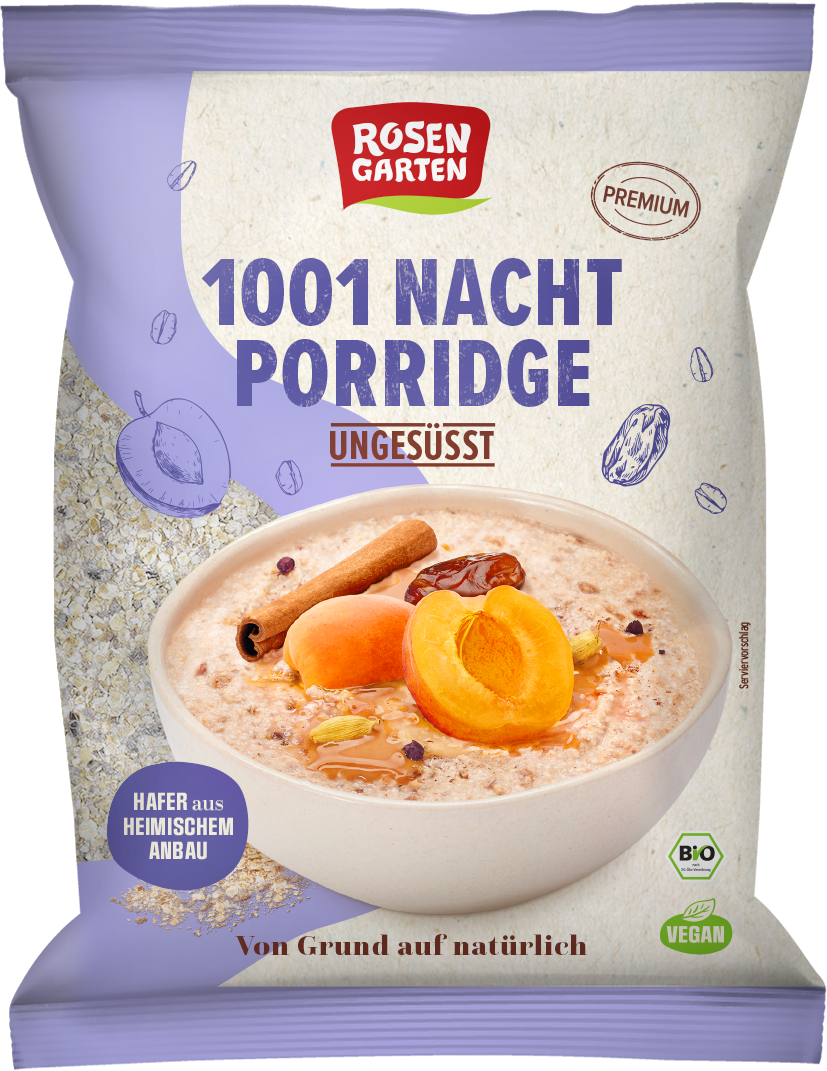 Rosengarten 1001-Nacht Porridge ungesüßt 60g