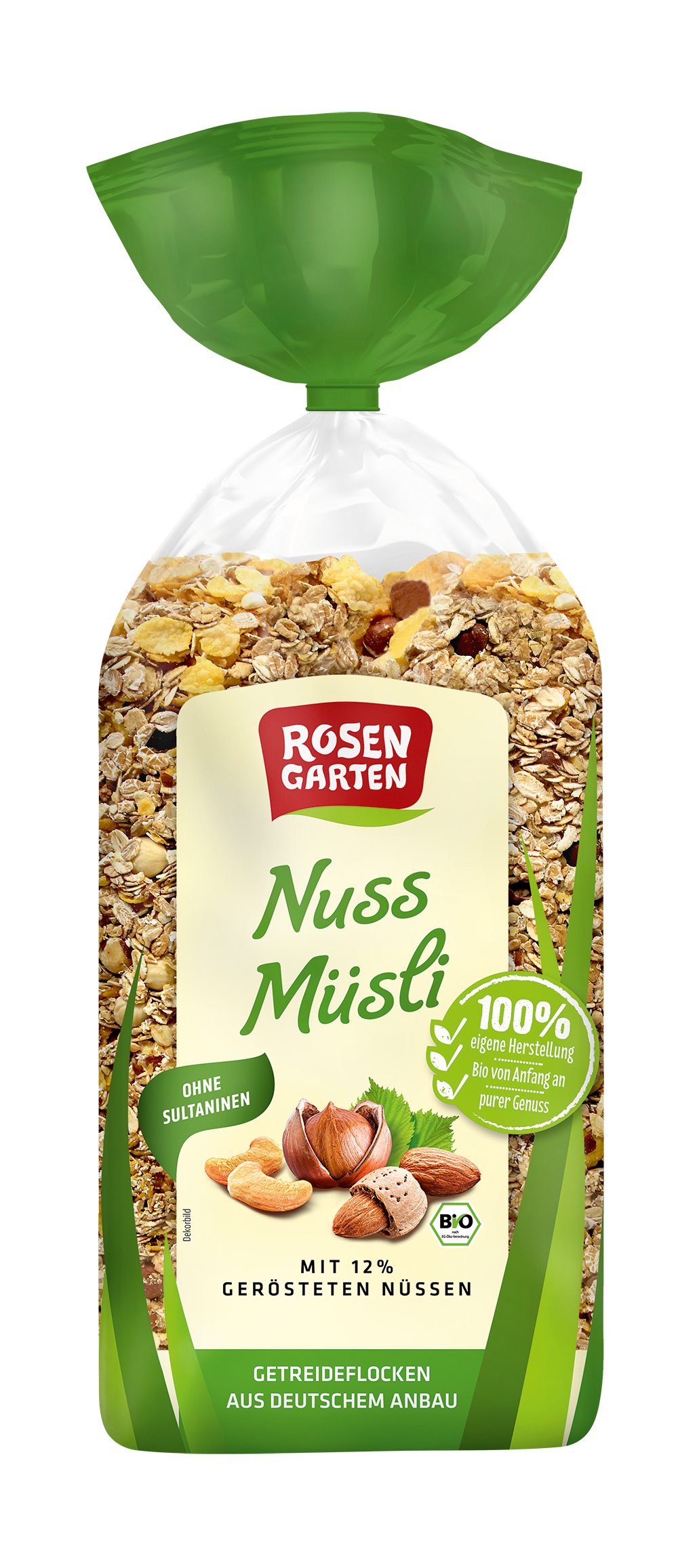 Rosengarten Nuss-Müsli 750g