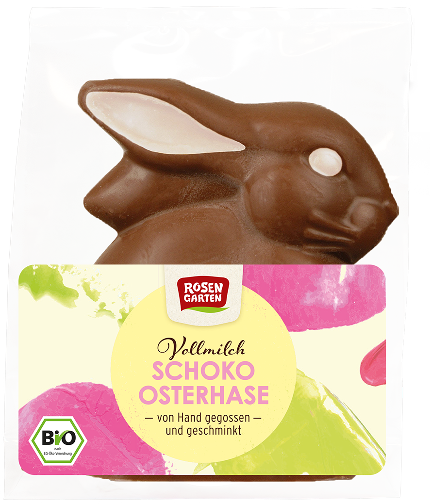 Rosengarten Vollmilch-Osterhase sitzend 60g/S