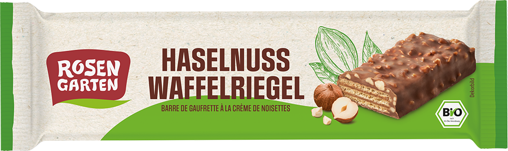 Rosengarten Haselnuss-Waffelriegel 35g