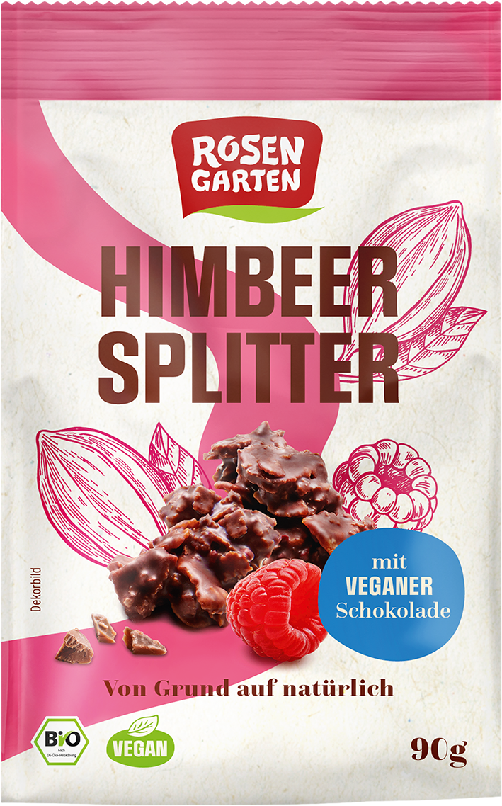 Rosengarten Himbeer-Splitter 90g