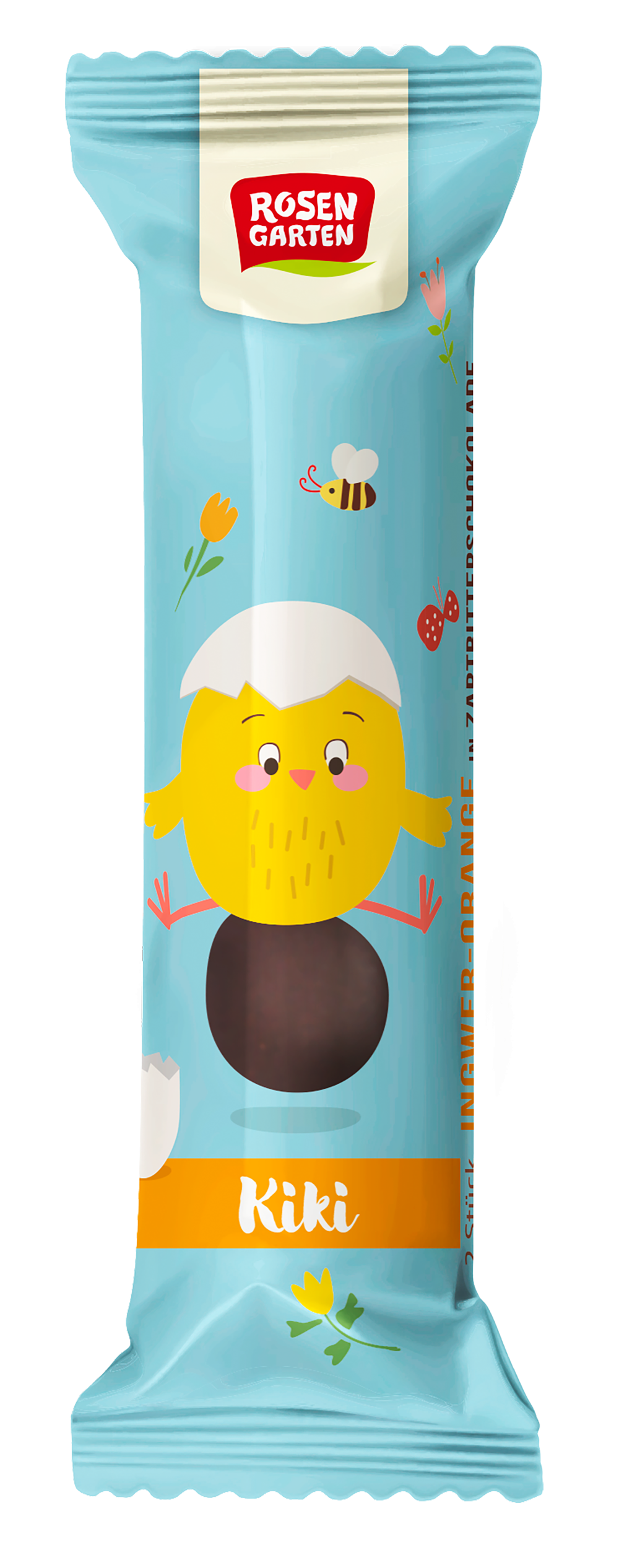 Rosengarten Kiki Ingwer-Orange Konfekt mit ZB vegan 34g/S