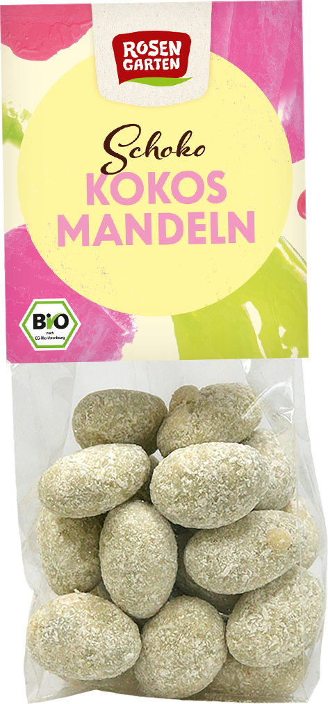 Rosengarten Schoko Kokos-Mandeln 100g/S MHD 20.10.2026 