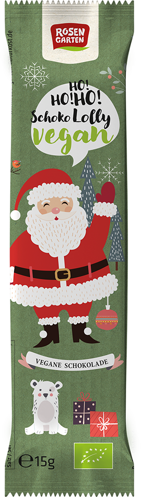Rosengarten Schoko-Lolly Veganer Nikolaus 15g/W