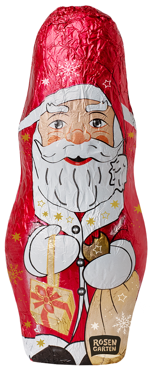 Rosengarten Mini-Schoko-Weihnachtsmann in Stanniolpapier 28g/W