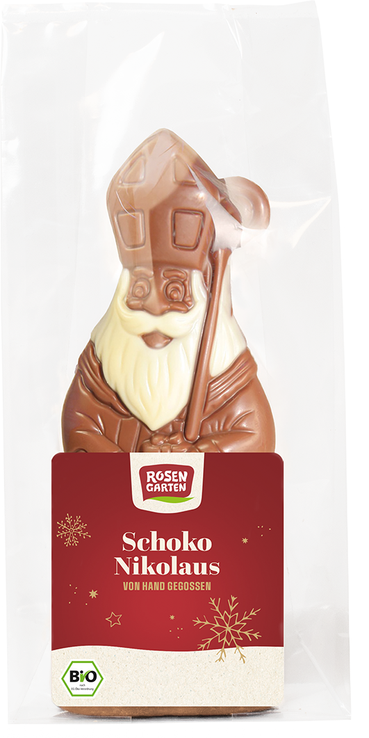 Rosengarten Weihnachtsmann Vollmilch mit Bischofsmütze 60g/W