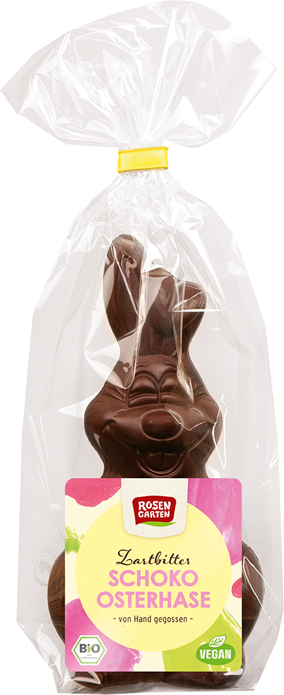 Rosengarten Zartbitter-Osterhase vegan 80g/S