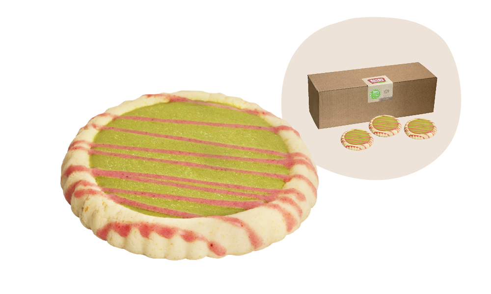 Rosengarten Matcha-Tartelette 20 Stück 1000g