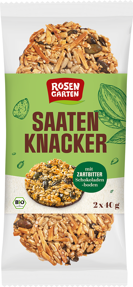 Rosengarten Saaten Kräcker Duo 80g