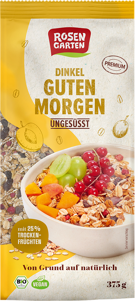 Rosengarten Dinkel-Guten-Morgen-Müsli 375g