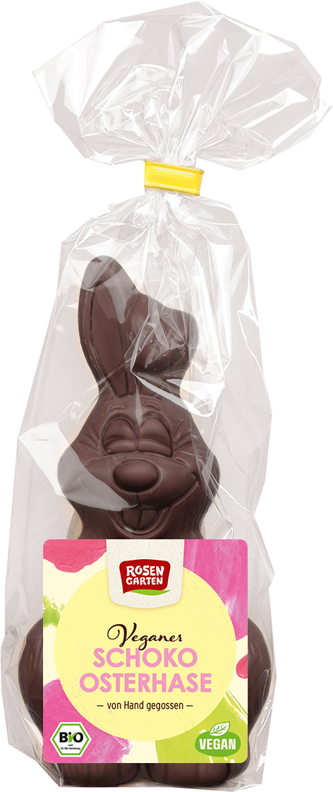 Rosengarten Veganer Schoko-Osterhase 80g/S